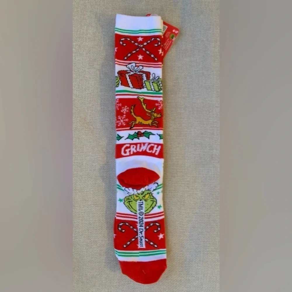 The Grinch Knee Length Socks